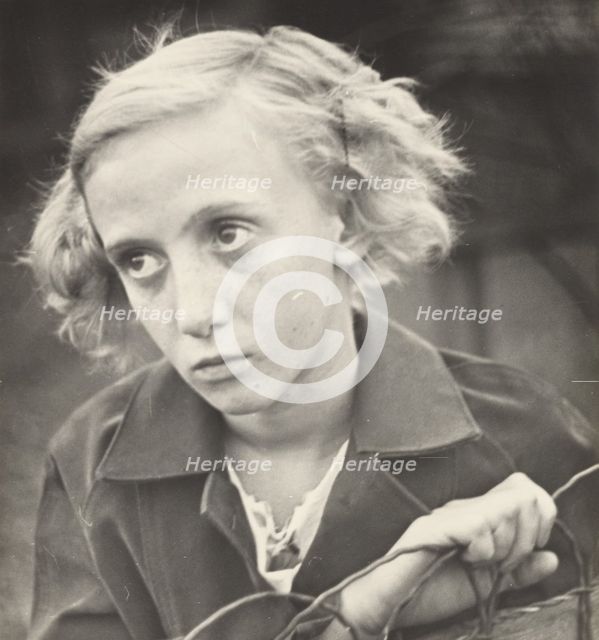 Blonde Girl, about 1935. Creator: Walker Evans.
