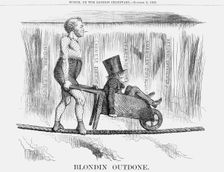 Blondin Outdone 1859. Creator: Unknown