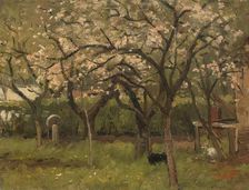 Blossoming Tree in an Orchard, c.1873-c.1903. Creator: George Poggenbeek
