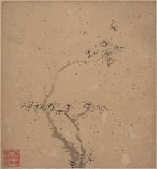 Blossoming Plum, Dated 1840. Creator: Tang Yifen