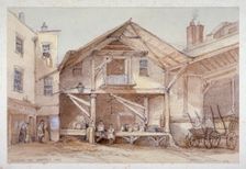 Blossoms Inn, Lawrence Lane, City of London, 1854. Artist: Thomas Colman Dibdin