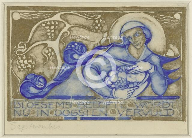 Blossom's promise is now fulfilled in harvests, September, c. 1929. Creator: Willem Arondeus.