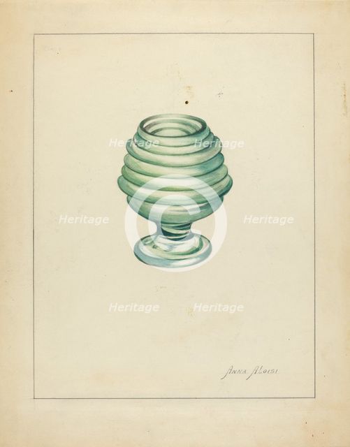 Blown Glass, 1935/1942. Creator: Anna Aloisi.