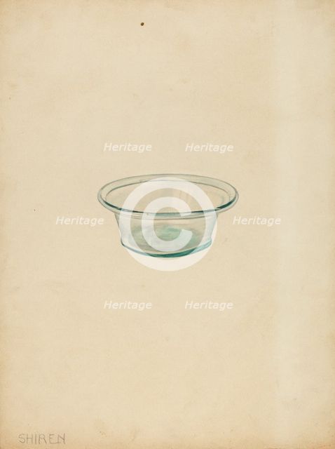 Blown Glass, c. 1937. Creator: Alvin Shiren.