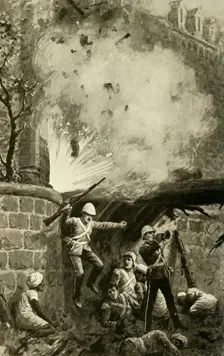 Blowing Up the Cashmere Gate (1902). Creator: Unknown