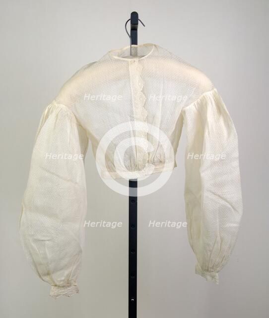 Blouse, American, ca. 1865. Creator: Unknown.