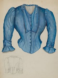 Blouse, c. 1937. Creator: Edna C. Rex