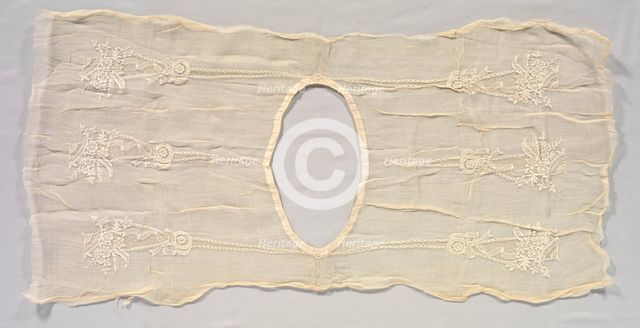 Blouse Front, c 1875- 1900. Creator: Unknown.