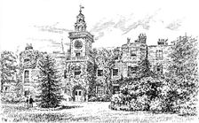 Bruce Castle, Tottenham, where Sir Rowland Hill established the school, 1890. Creator: Unknown