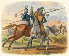 Bruce kills Sir Henry Bohun 1314 (1864). Artist: James William Edmund Doyle