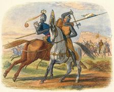 Bruce kills Sir Henry Bohun 1314 (1864). Artist: James William Edmund Doyle