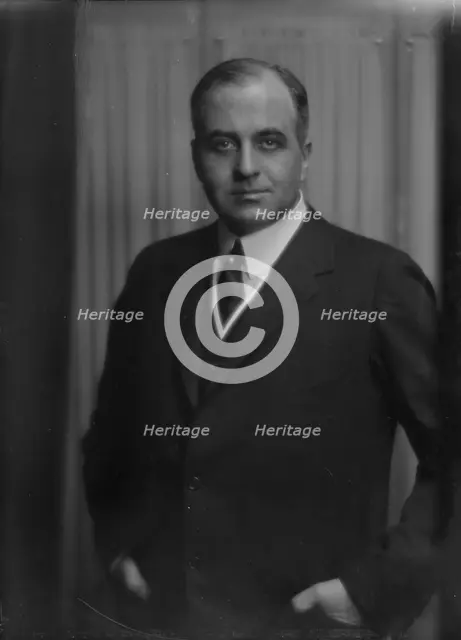 Bruce, J.M., Mr., portrait photograph, 1916. Creator: Arnold Genthe.