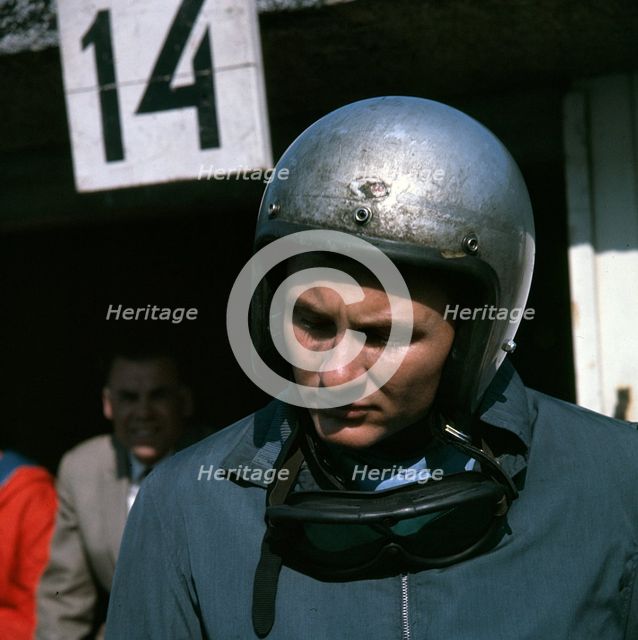 Bruce McLaren, New Zealand racing driver, car designer and engineer, 1961. Creator: Unknown.