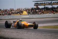 Bruce McLaren's McLaren-Ford, Spanish Grand Prix, Jarama, Madrid, 1968
