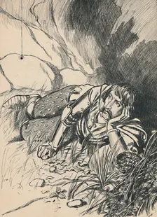 Bruce Watching the Spider c1907