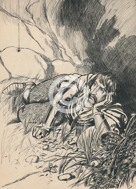 'Bruce Watching the Spider', c1907. Artist: Unknown.