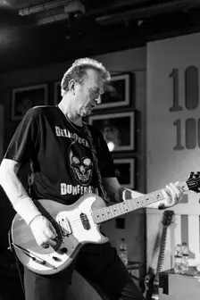 Bruce Watson, Skids live at 100 Club, London, Mar 2023. Creator: Annapaola Marchesani