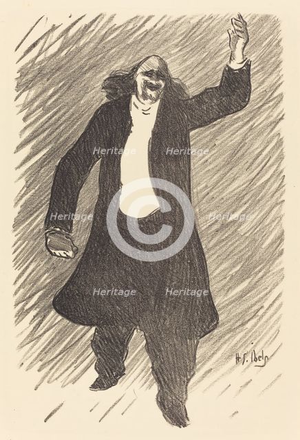 Bruant?, 1893. Creator: Henri-Gabriel Ibels.