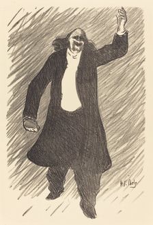 Bruant?, 1893. Creator: Henri-Gabriel Ibels