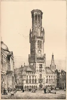 Bruges c1820 (1915). Artist: Samuel Prout