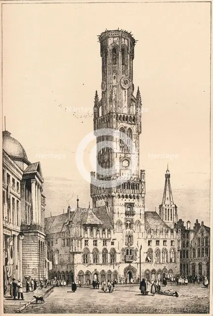 'Bruges', c1820 (1915). Artist: Samuel Prout.