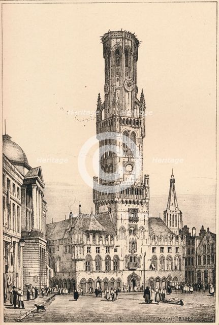 'Bruges', c1820 (1915). Artist: Samuel Prout.