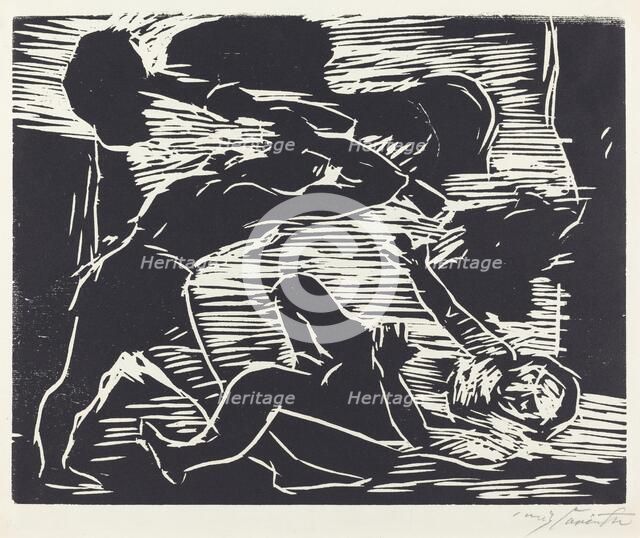 Brudermord (Cain and Abel), 1919. Creator: Lovis Corinth.