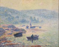 Brume sur la rivière à Pont-Aven, 1901. Creator: Moret, Henry (1856-1913)