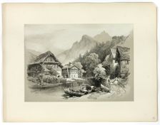 Brunnen, from Picturesque Selections, 1859. Creator: James Duffield Harding