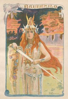 Brunnhild, 1899. Creator: Gaston Bussiere (French, 1862-1929); Imprimerie Champenois