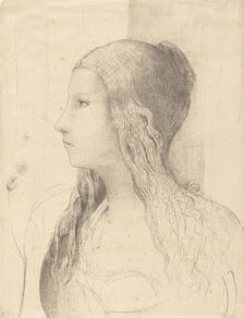 Brunnhilde, 1894. Creator: Odilon Redon
