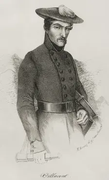 Bruno de Villarreal (1799-1861), Officer of the Carlist army during the First Carlist War, 1842. Creator: Jose Gomez