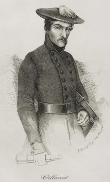 Bruno de Villarreal (1799-1861), Officer of the Carlist army during the First Carlist War, 1842. Creator: Jose Gomez