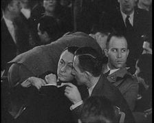 Bruno Richard Hauptmann Speaking To Attorney C. Lloyd Fisher During His Trial in the Lind..., 1930s. Creator: British Pathe Ltd