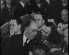 Bruno Richard Hauptmann Speaking To Attorney Edward J. Reilly During His Trial in the Lind..., 1930s Creator: British Pathe Ltd