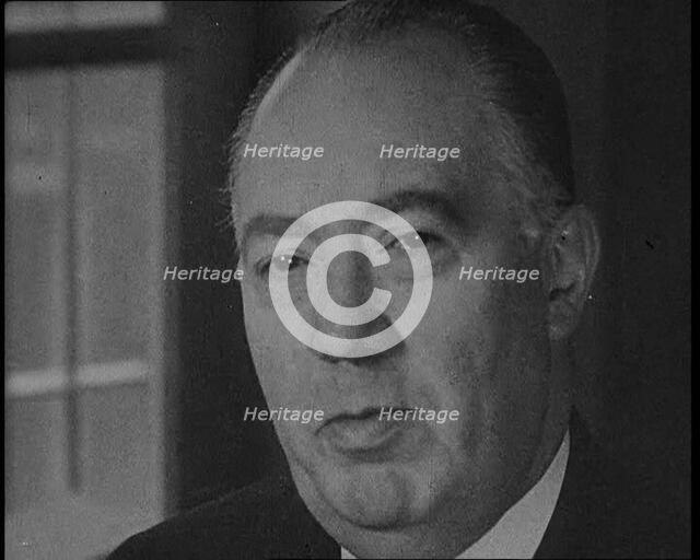 Bruno Richard Hauptmann's Attorney Edward J. Reilly During His Trial in the Lindbergh's..., 1930s. Creator: British Pathe Ltd.