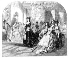 Brunetta and Phillis, a scene from The Spectator, painted by John Gilbert, 1844. Creator: Unknown