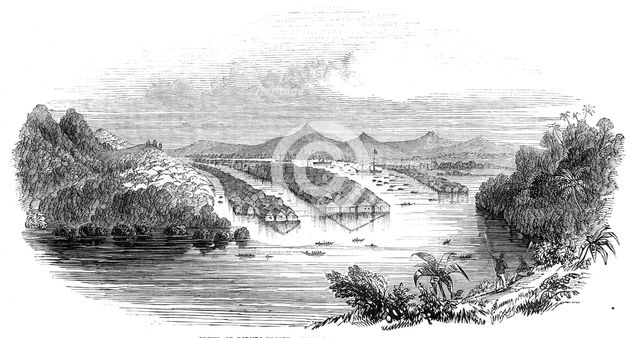 Bruni, or Borneo Proper - from a sketch by a correspondent, 1845. Creator: Unknown.
