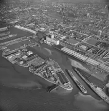 Brunswick Dock, Liverpool, Merseyside, 1980. Artist: Aerofilms
