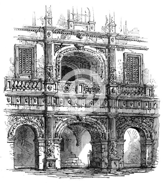 Brunswick: portal of a house, 1864.  Creator: Unknown.