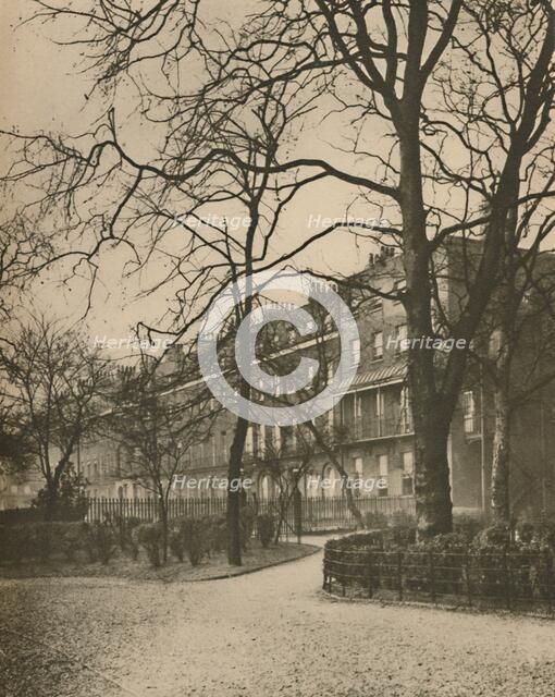 'Brunswick Square: Part of Bloomsbury's Boarding-House Land', c1935. Creator: Joel.