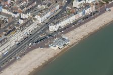 Brunswick Terrace and the Pier Bandstand, Weymouth, Dorset, 2016. Creator: Historic England