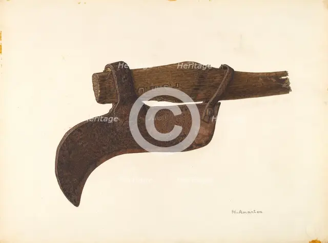 Brush Cutter, c. 1939. Creator: Nicholas Amantea.