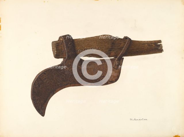 Brush Cutter, c. 1939. Creator: Nicholas Amantea.