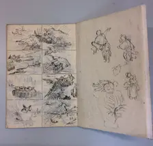 Brush and Ink Drawings after Life and Paintings, 1895 (?). Creator: Unknown