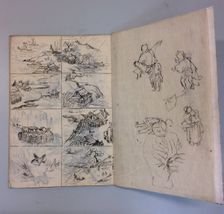 Brush and Ink Drawings after Life and Paintings, 1895 (?). Creator: Unknown