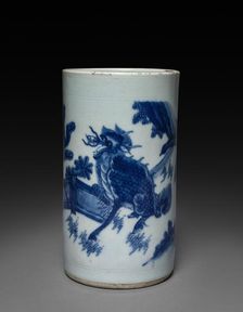 Brush Holder, 1628-1644. Creator: Unknown