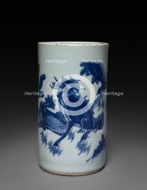 Brush Holder, 1628-1644. Creator: Unknown.