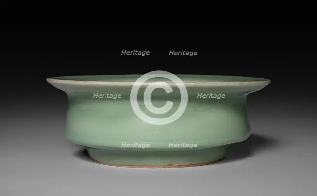 Brush Washer: Longquan Ware, 13th Century. Creator: Unknown.