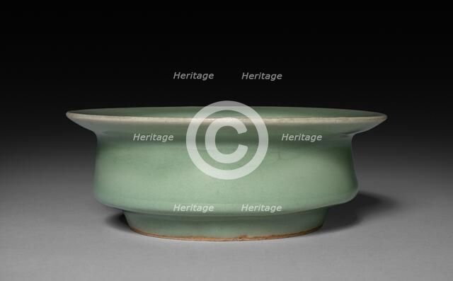 Brush Washer: Longquan Ware, 13th Century. Creator: Unknown.